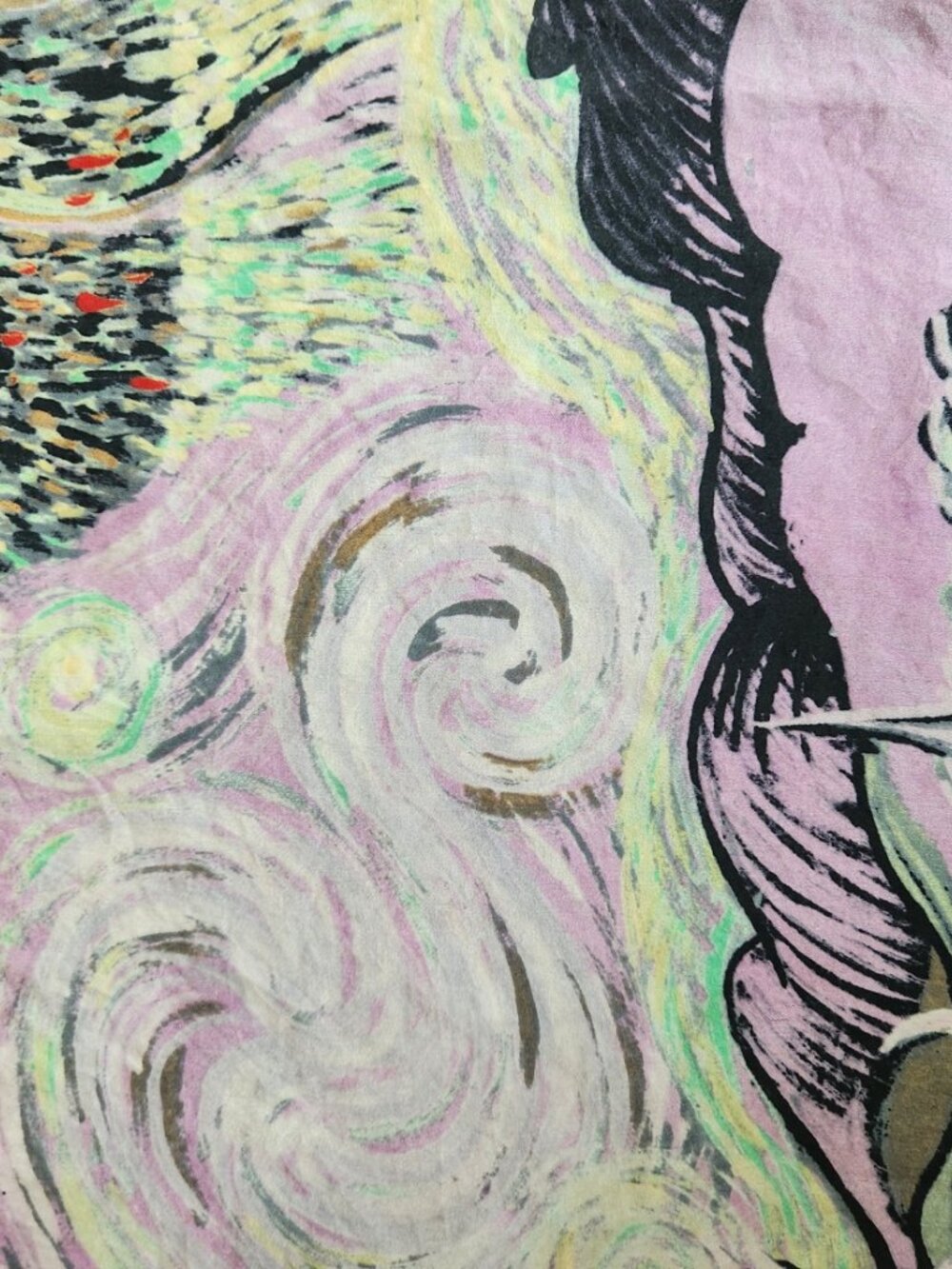 Vintage french scarf